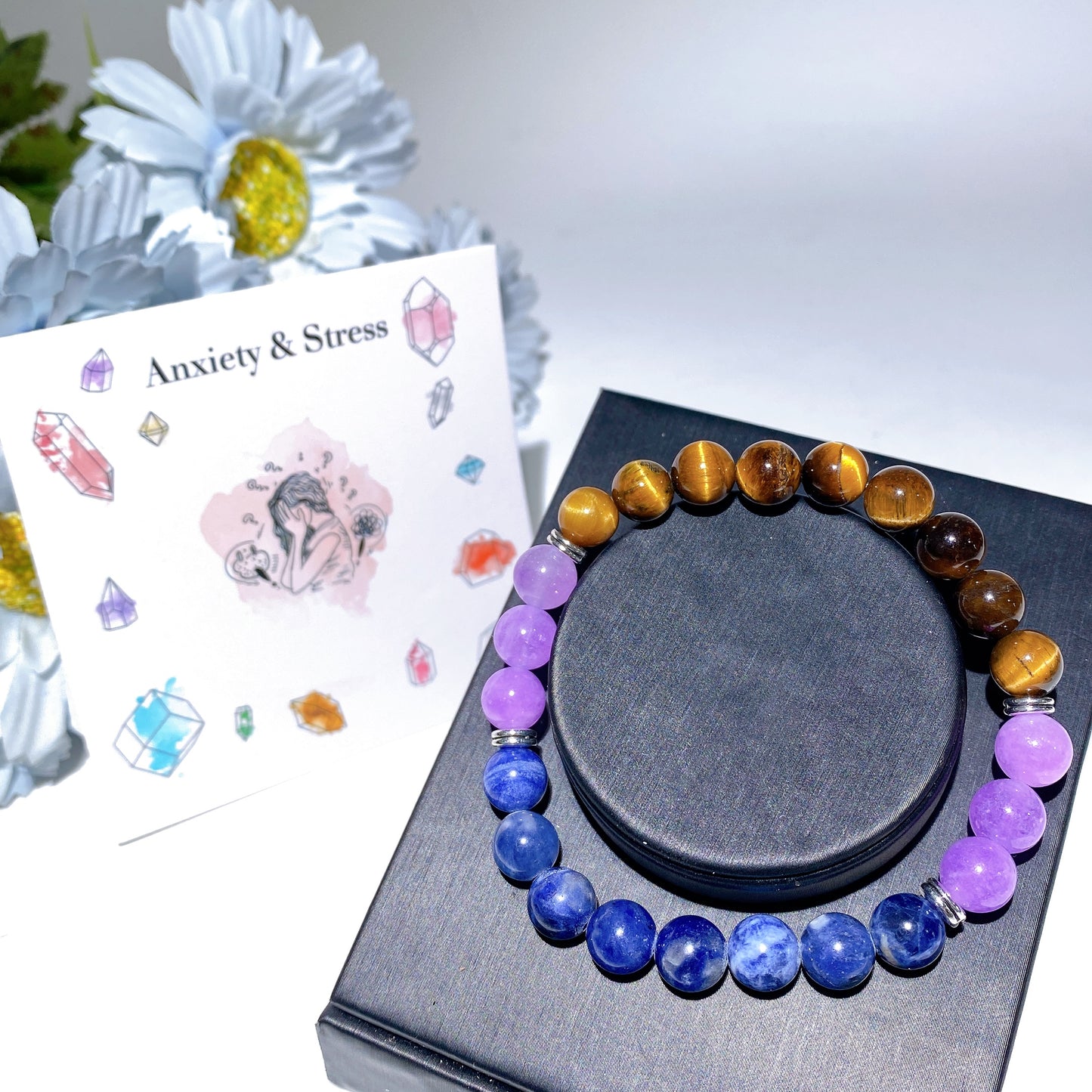 8mm Mixed Crystal Bracelet Bulk Wholesale