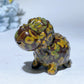 2.4" Mixed Crystal Sheep Carvings Bulk Wholesale
