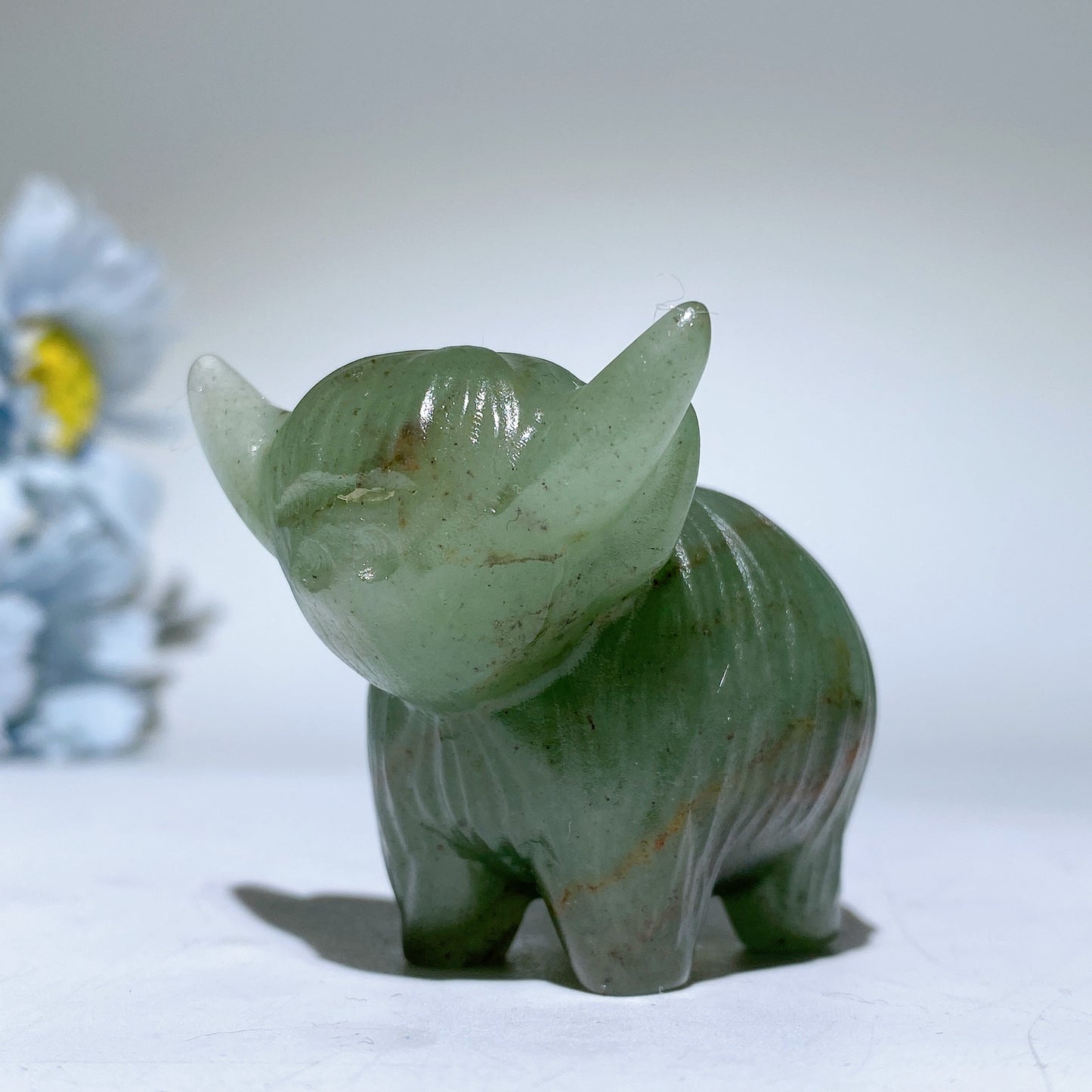 2.1" Mixed Crystal Highland Cattle Carvings Bulk Wholesale