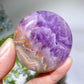1.7"-2.0" Striped Agate Grow with Amethyst Round Slab Bulk Wholesale