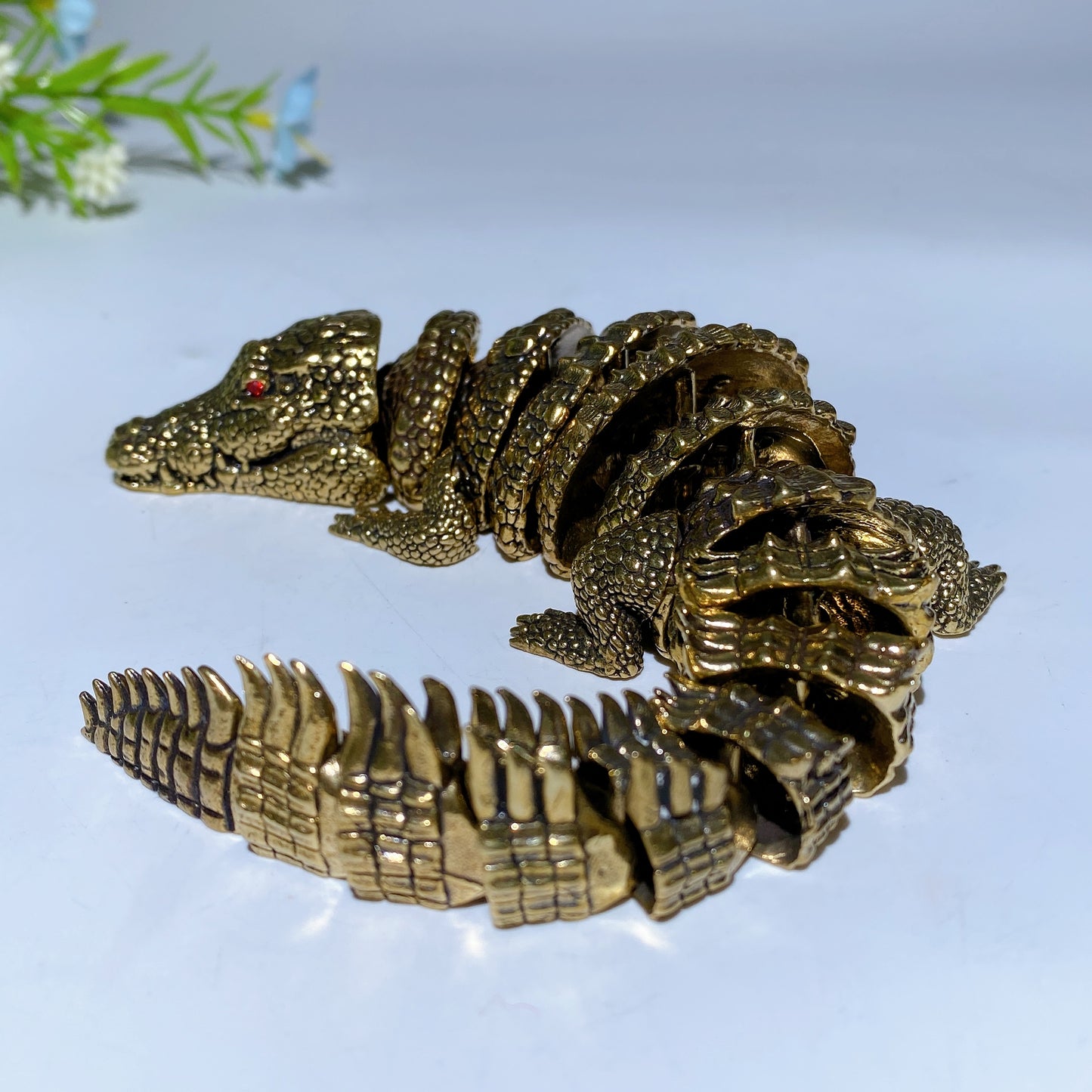 20cm Joint Flexiable Copper Crocodile Bulk Wholesale