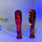 3.1" Mixed Crystal Baseball Bat Carvings Bulk Wholesale