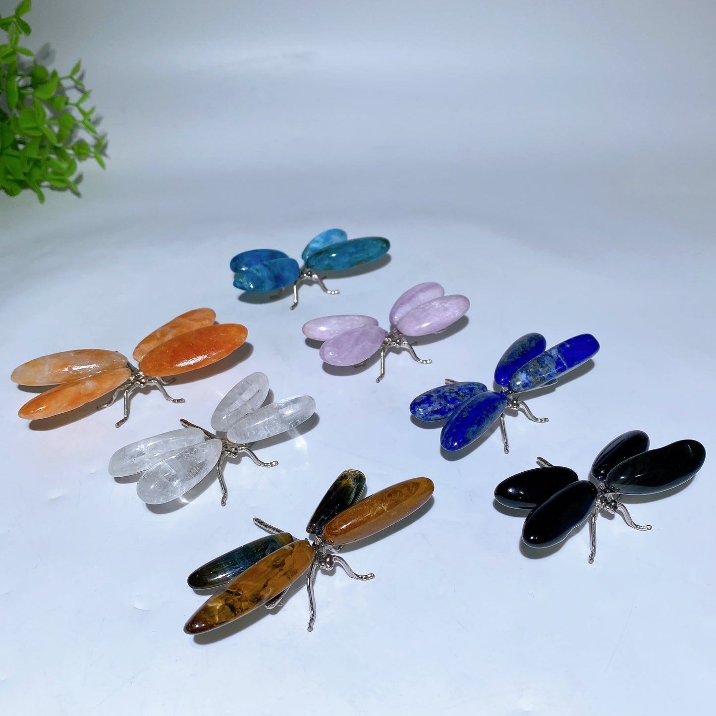 2.5"-3.2" Crystal Dragonfly Free Form Bulk Wholesale