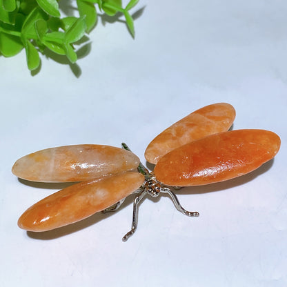 2.5"-3.2" Crystal Dragonfly Free Form Bulk Wholesale