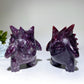 3.7" Purple Mica Gengar Pokemon Carvings Bulk Wholesale