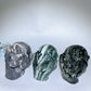 5.2" Jade Picasso Stone Ghost Hand Skull Carvings Bulk Wholesale