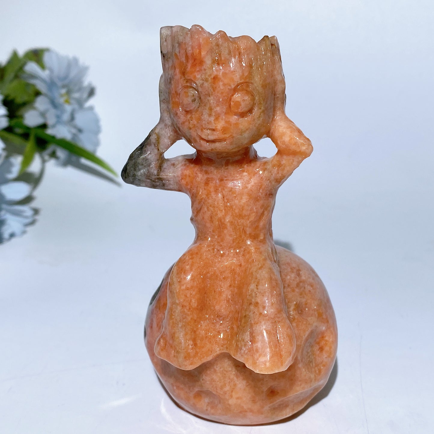 4.8" Crystal Groot on Planet Carvings Bulk Wholesale