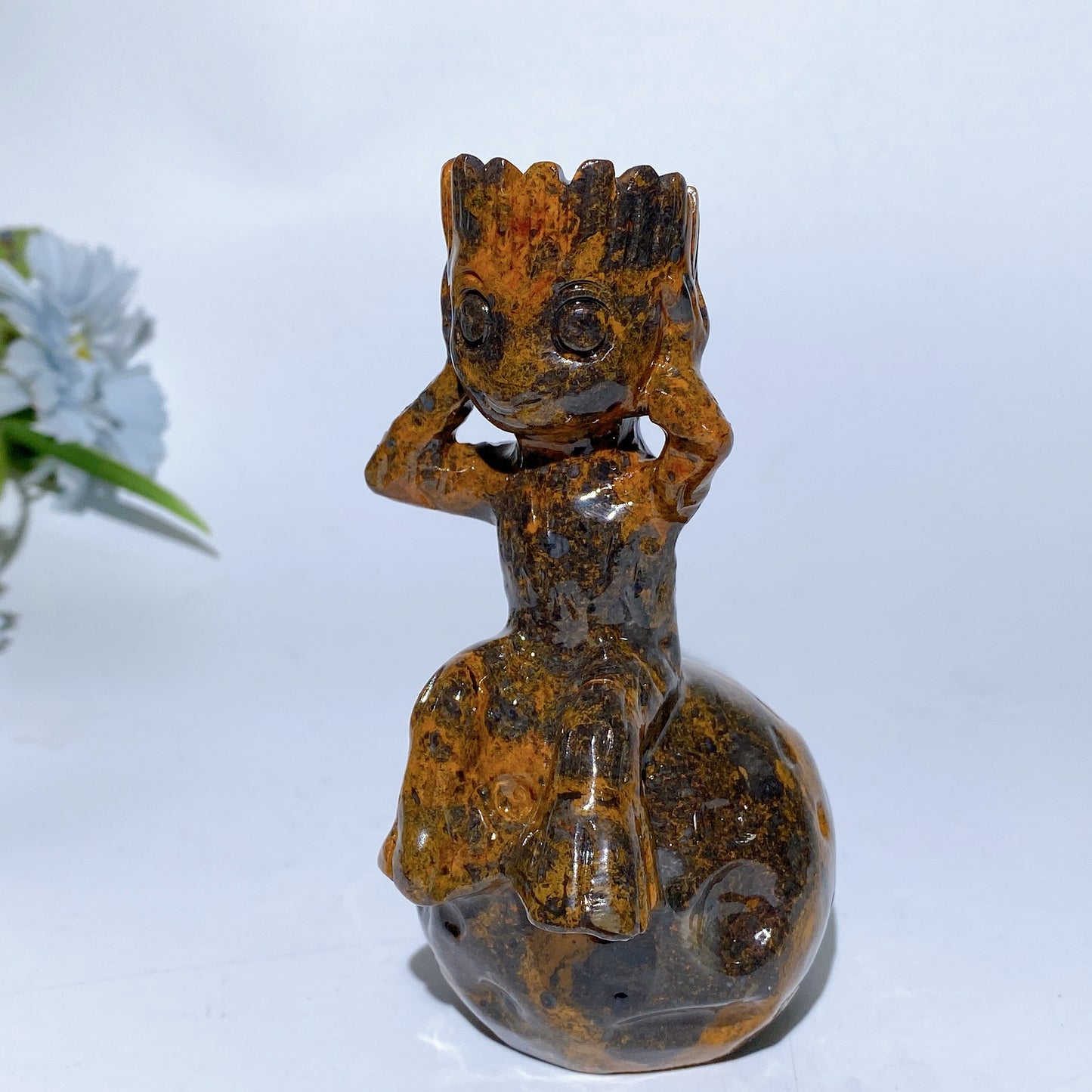 4.8" Crystal Groot on Planet Carvings Bulk Wholesale