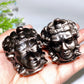 2.0" Silver Obsidian Medusa Carvings Bulk Wholesale