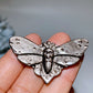 1.9" Silver Obsidian Butterfly Carving Crystal Healing Bulk Wholesale