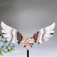 Mookite Mexican Onyx Wings Heart Carving with Stand Crystal Healing Bulk Wholesale