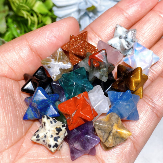 17mm Crystal Merkaba Carving Crystal Healing Bulk Wholesale