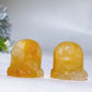 1.2" Golden Healer Orange Calcite Pokemon Diglett Carving Crystal Healing Bulk Wholesale
