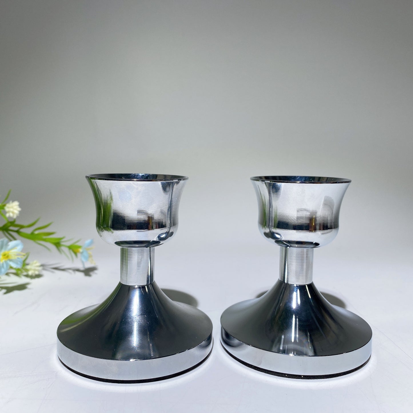 75mm Silver Plastic Lamp Stand with USB Bulk Wholesale