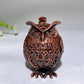 2.2" Silver Metal Owl Shape Stand Bulk Wholesale