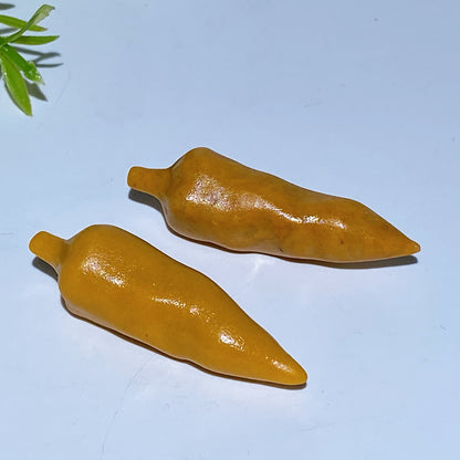 1.9" Crystal Chili Carving Crystal Healing Bulk Wholesale