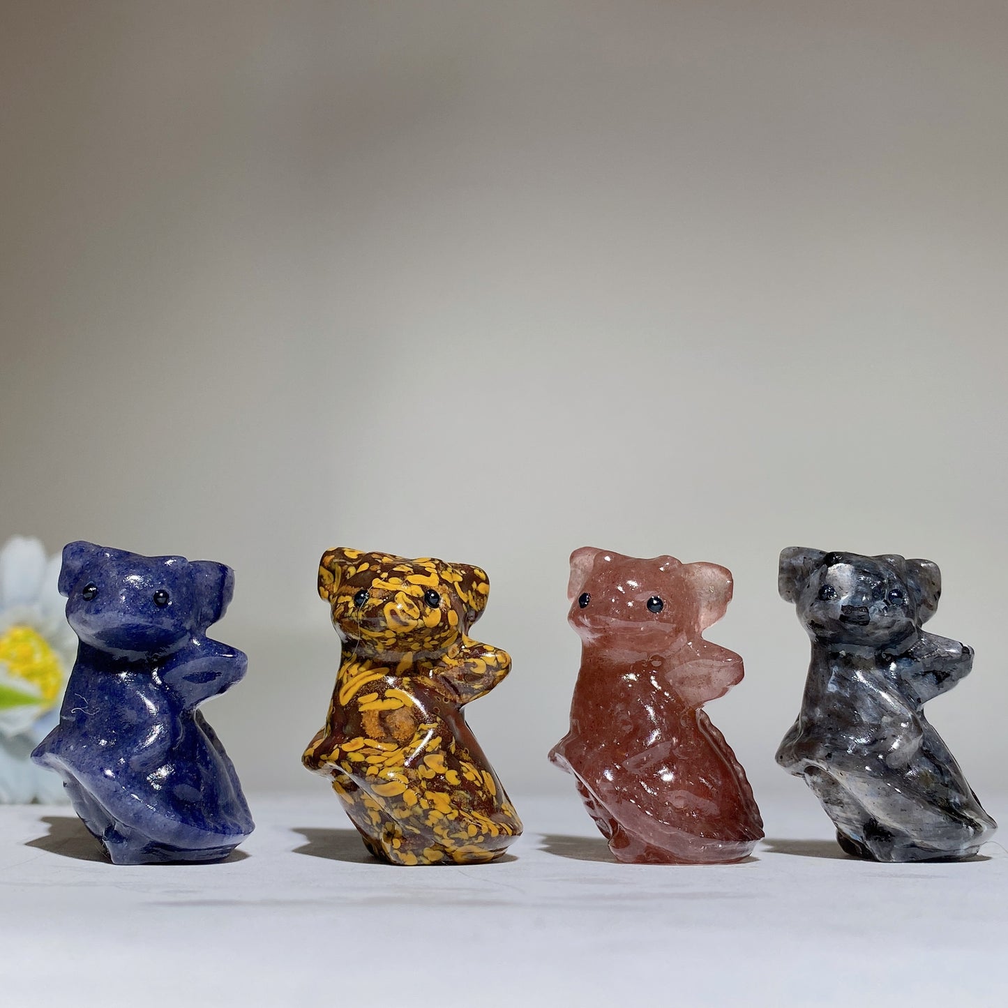 1.5" Crystal Dragon Carving Bulk Wholesale