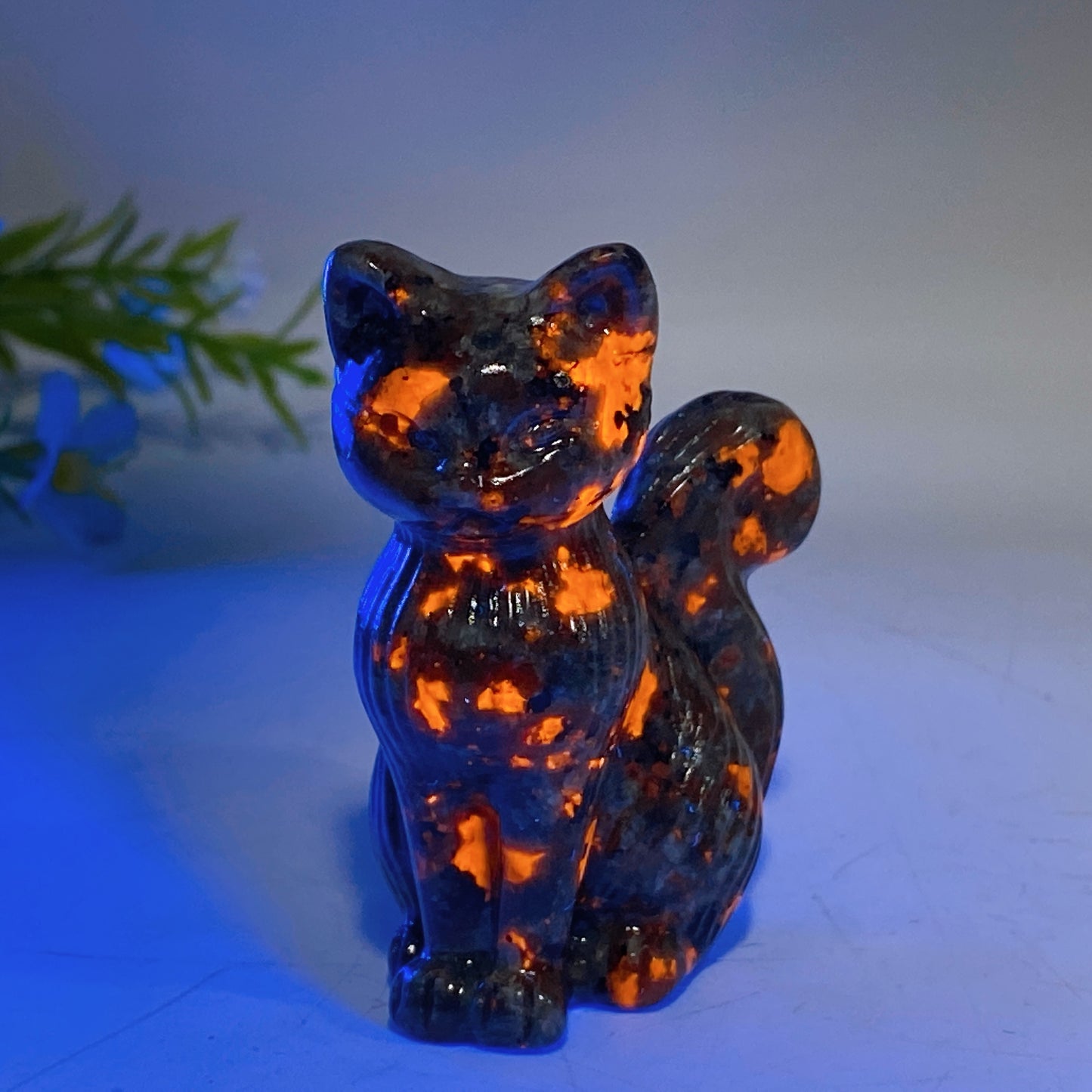 2.4" Crystal Cat Carving Crystal Healing Bulk Wholesale