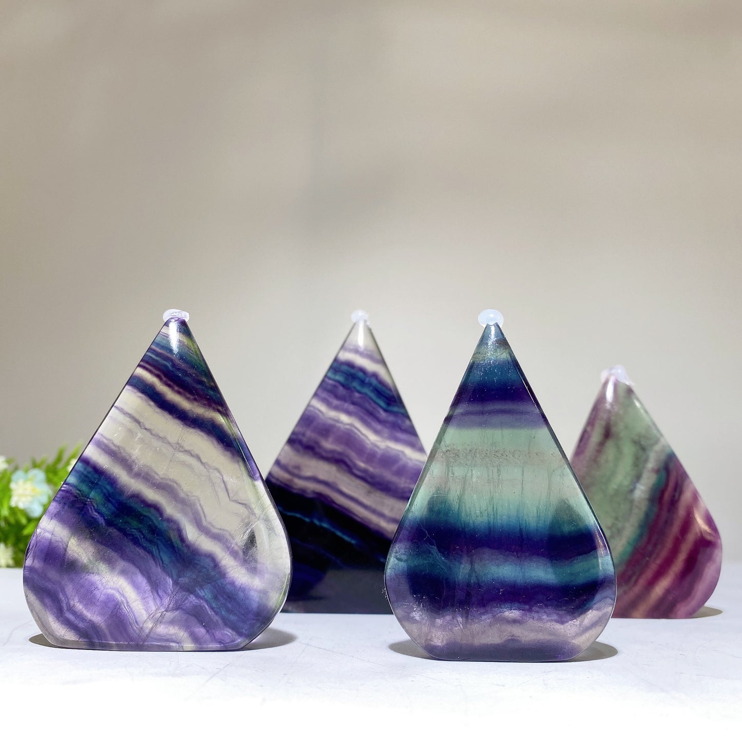 2.4"-3.3" Rainbow Fluorite Free Form Bulk Wholesale