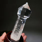 12-20cm Clear Quartz Wand with Wooden Stand Bulk Wholesale