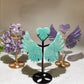 18cm Crystal Heart Wings Carving with Stand Crystal Healing Bulk Wholesale