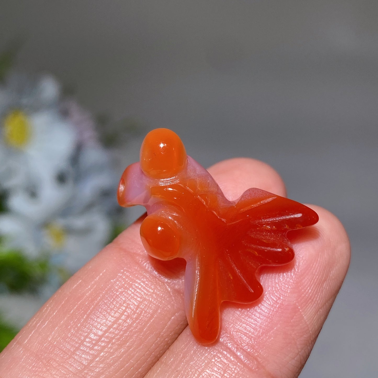 2-3cm Carnrelian Goldfish Carving Pendant Crystal Healing Bulk Wholesale