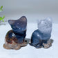 1.8"-2.1" UV Reactive Volvanic Agate Turtle Elephant Cat Wolf Animal Carving Bulk Wholesale