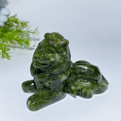 Serpentine Lion Carving Crystal Healing Bulk Wholesale
