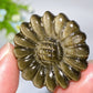 1.3" Crystal Sunflower Carving Bulk Wholesale