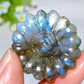 1.3" Crystal Sunflower Carving Bulk Wholesale