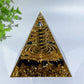 6cm Crystal Chips Resin Orgone Pyramid Carving Crystal Healing Bulk Wholesale