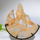 4.0"-4.4" Crystal Wolf On Moon Carving with Stand Bulk Wholesale