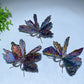 3.5"-4.0" Aura Black Tourmaline Butterfly Free Form Bulk Wholesale