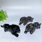 4.5" Crystal Leopard Carving Bulk Wholesale
