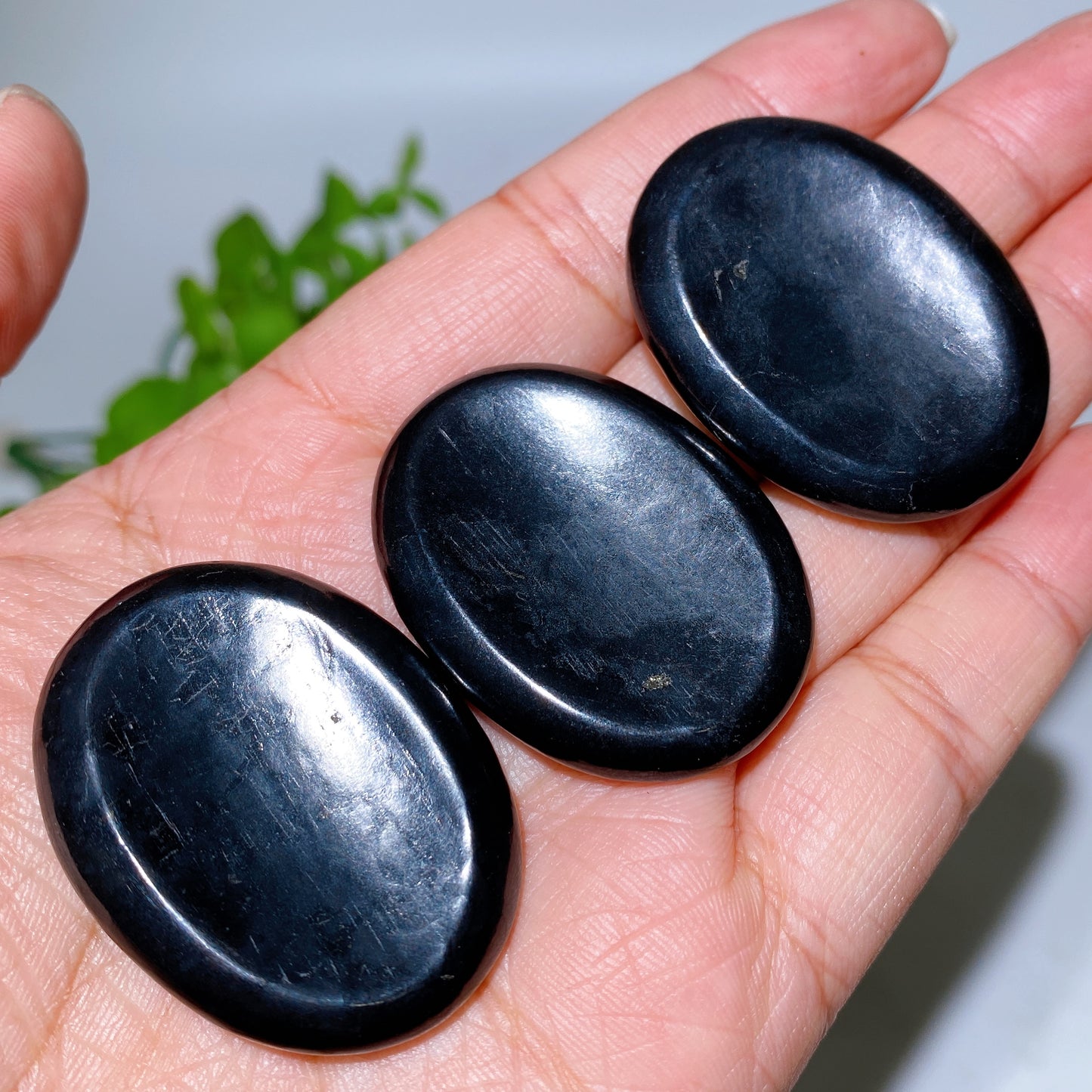 1.5" Shungite Worry Stone Bulk Wholesale