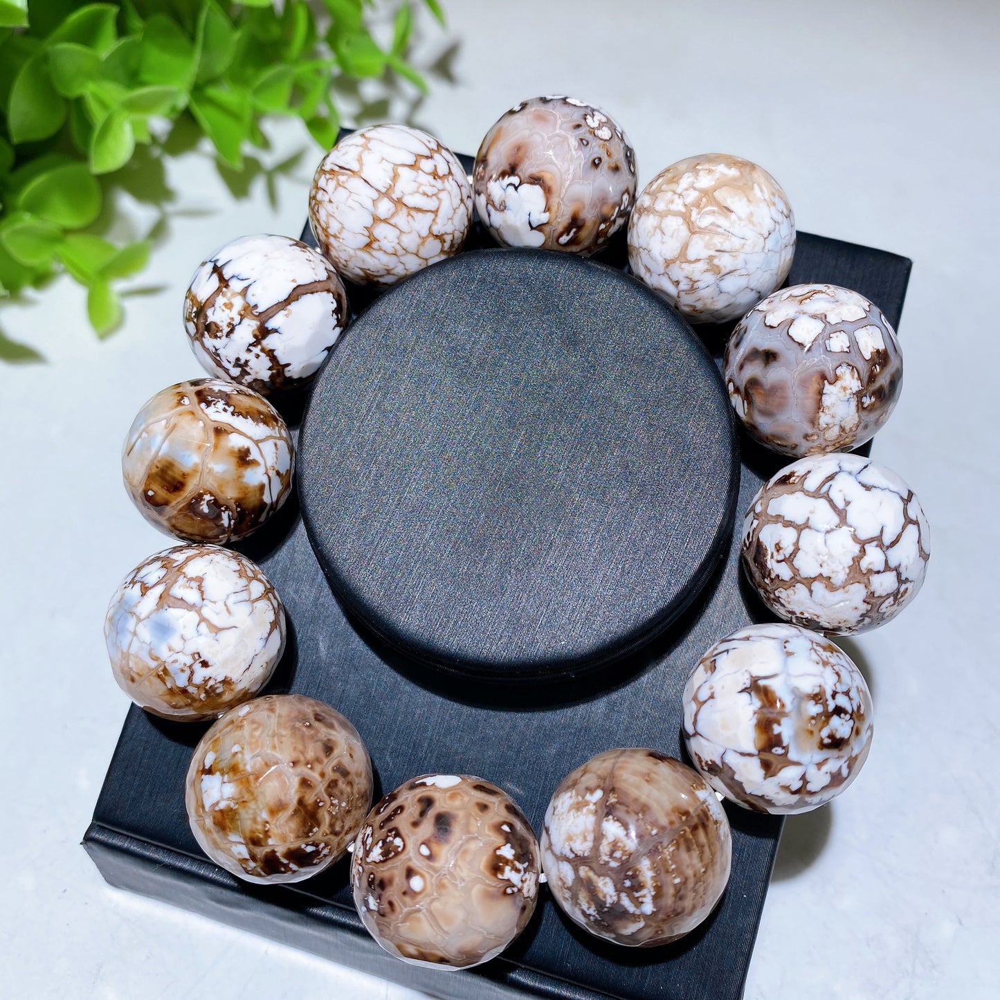 6-20mm Tanzanite Jadeite Sugilite Snowflake Agate Crystal Bracelet Bulk Wholesale