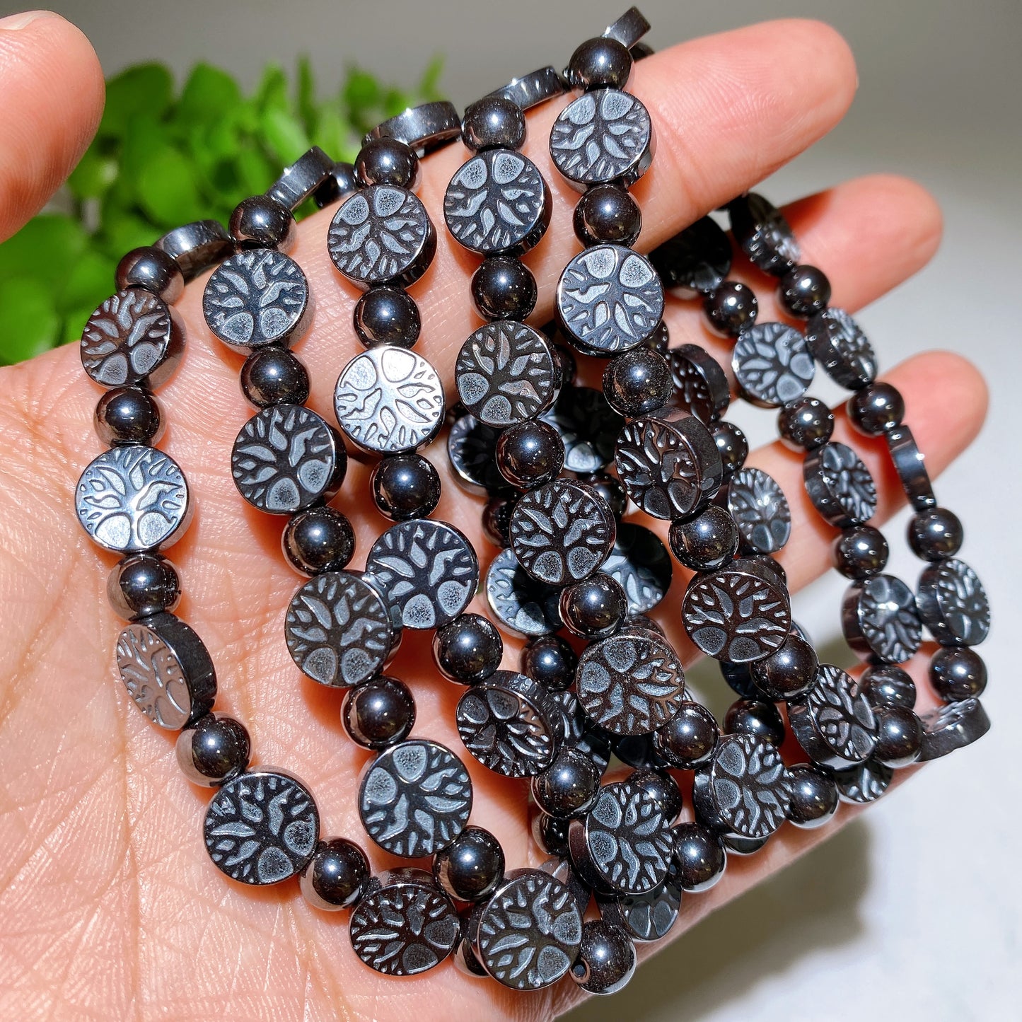 6-20mm Tanzanite Jadeite Sugilite Snowflake Agate Crystal Bracelet Bulk Wholesale