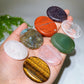 1.4"-1.8" Mixed Crystal Falt Worry Stone Bulk Wholesale