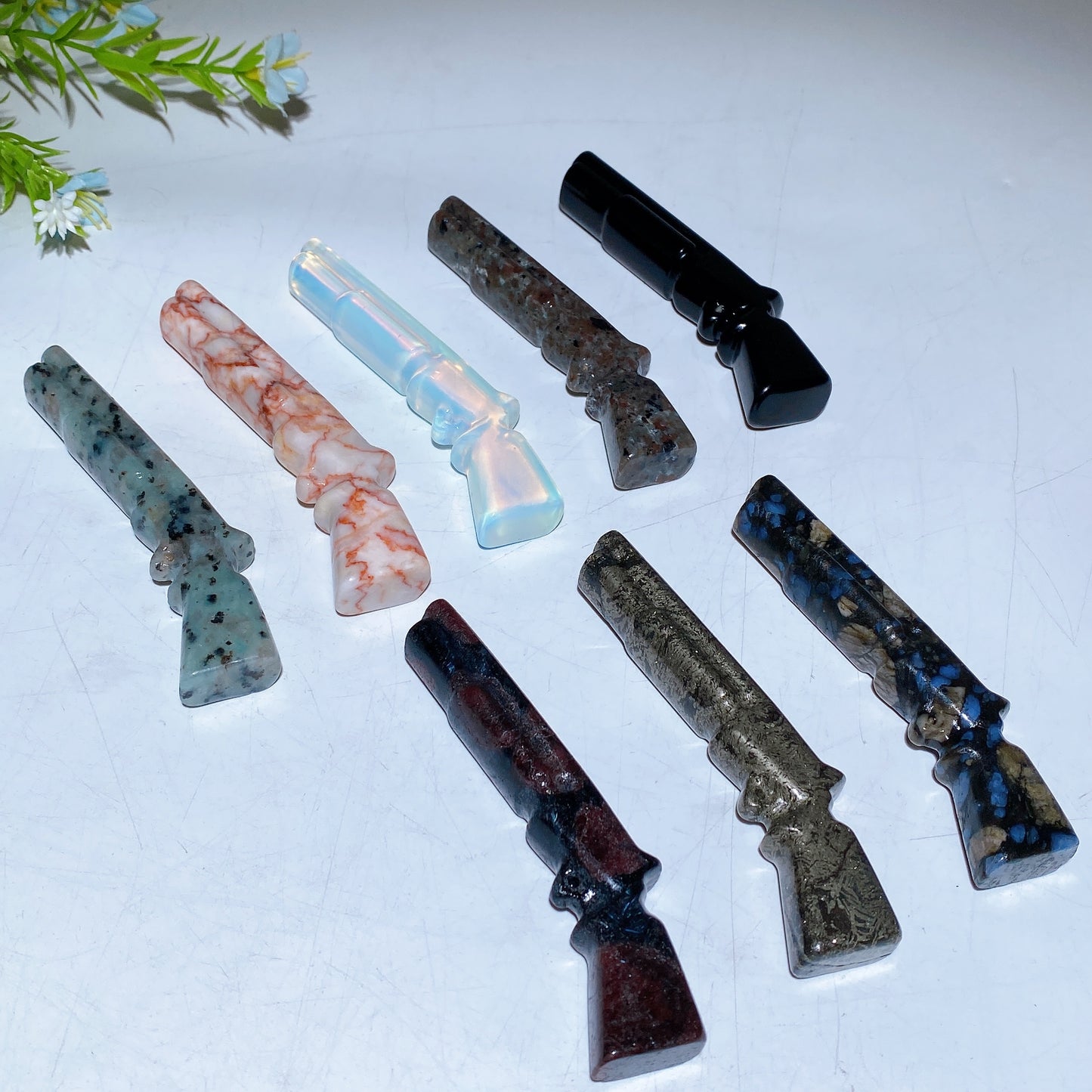 3.8" Crystal Shotgun Carving Bulk Wholesale