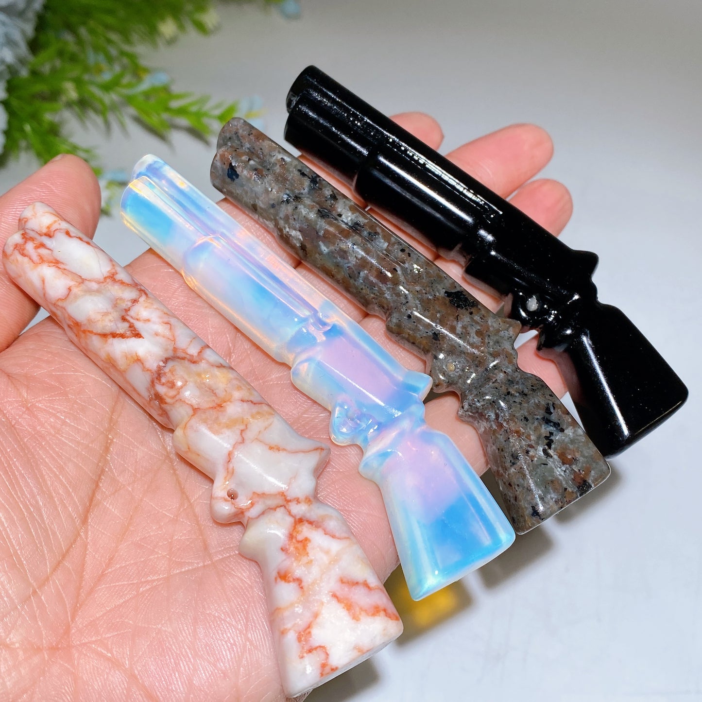 3.8" Crystal Shotgun Carving Bulk Wholesale