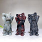 3.8" Crystal Cat Carving Bulk Wholesale