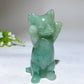 3.8" Crystal Cat Carving Bulk Wholesale