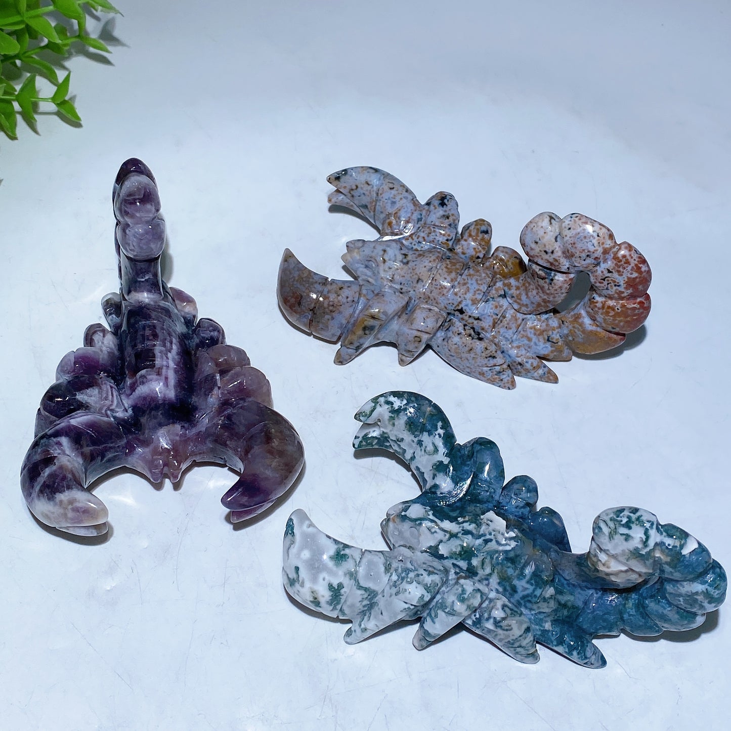 4.0" Crystal Spcorpion Carving Crystal Healing Bulk Wholesale