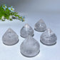 1.3" Clear Quartz Water Drop Carving Crystal Healing Bulk Wholesale