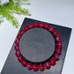 6mm 8mm 10mm UV Reactive Star Ruby Bracelet Crystal Healing Bulk Wholesale