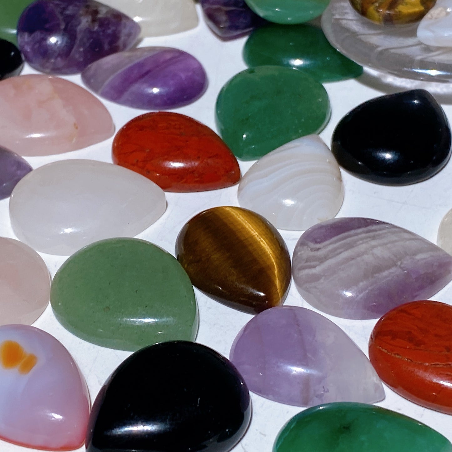 24mm Mixed Crystal Drop 1.0KG Crystal Healing Bulk Wholesale