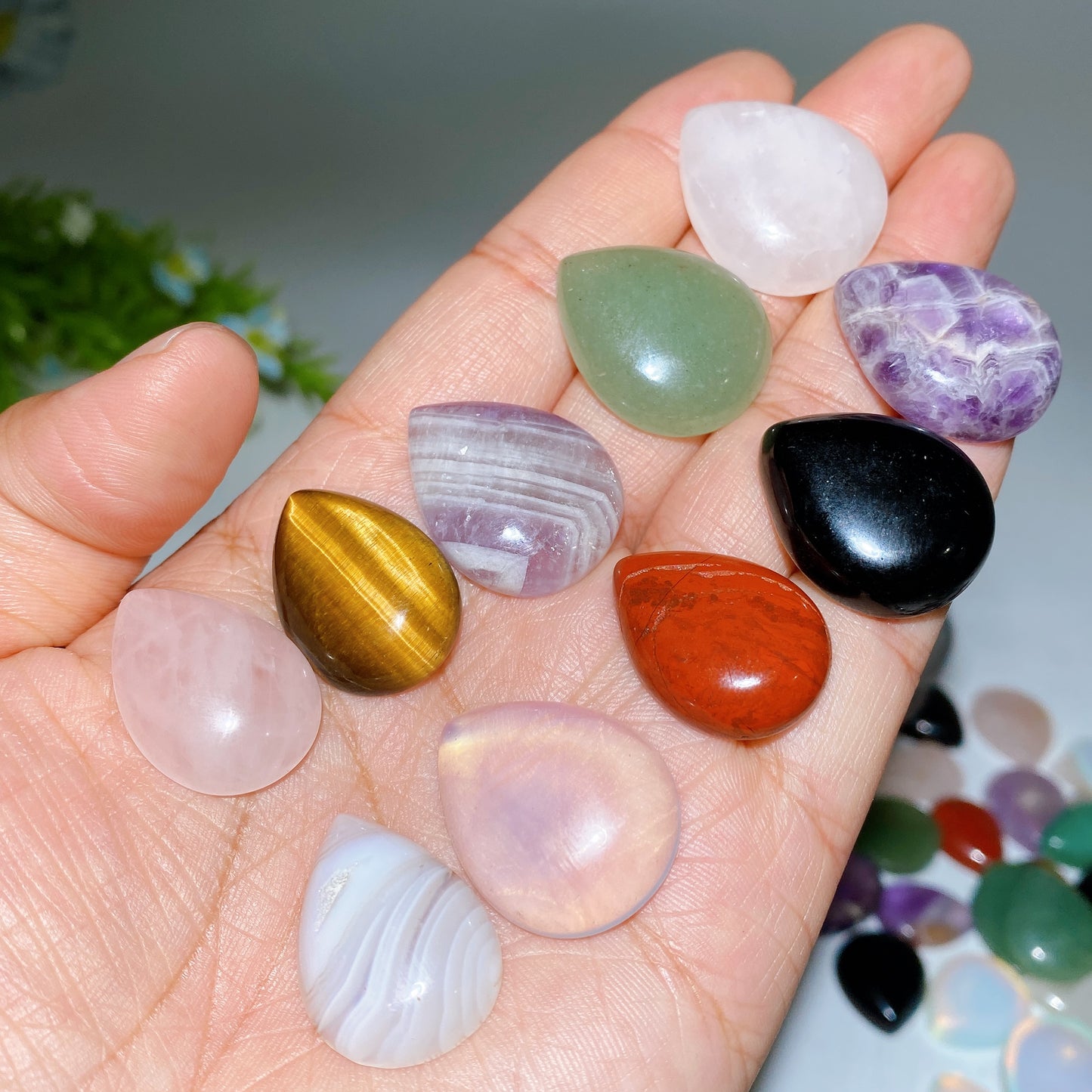 24mm Mixed Crystal Drop 1.0KG Crystal Healing Bulk Wholesale