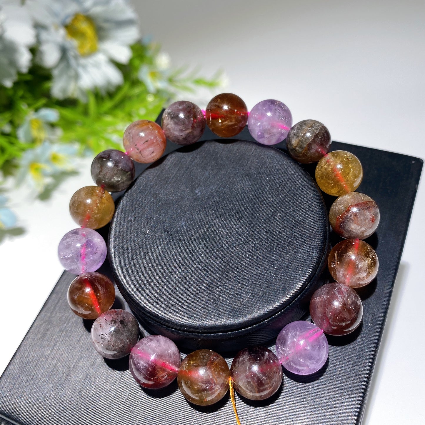 8mm 10.7mm Auralite 23 Bracelet Crystal Healing Bulk Wholesale