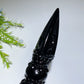4.6"-5.8" Black Obsidian Vajra Carving Crystal Healing Bulk Wholesale