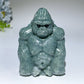 3.2" Serpentine Yellow Jade Gorilla Carving Crystal Healing Bulk Wholesale